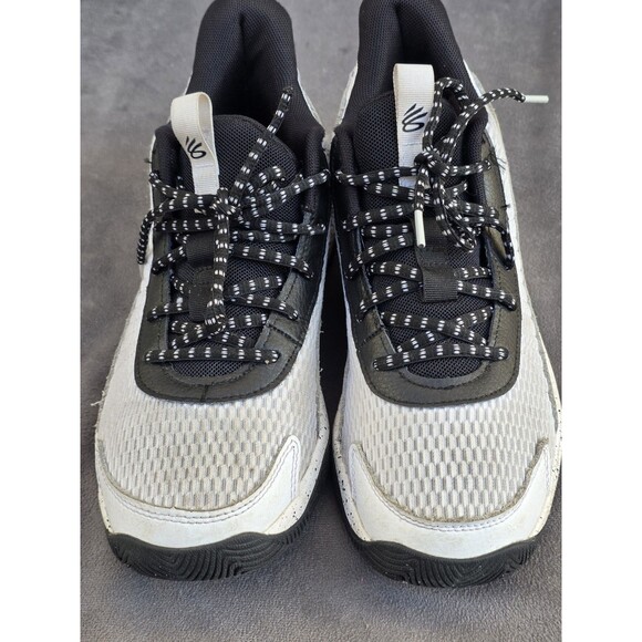 Under Armour Curry 3Z7 UA White Black Basketball Mens Size 7.5 Shoes 3026622-101 main image 9